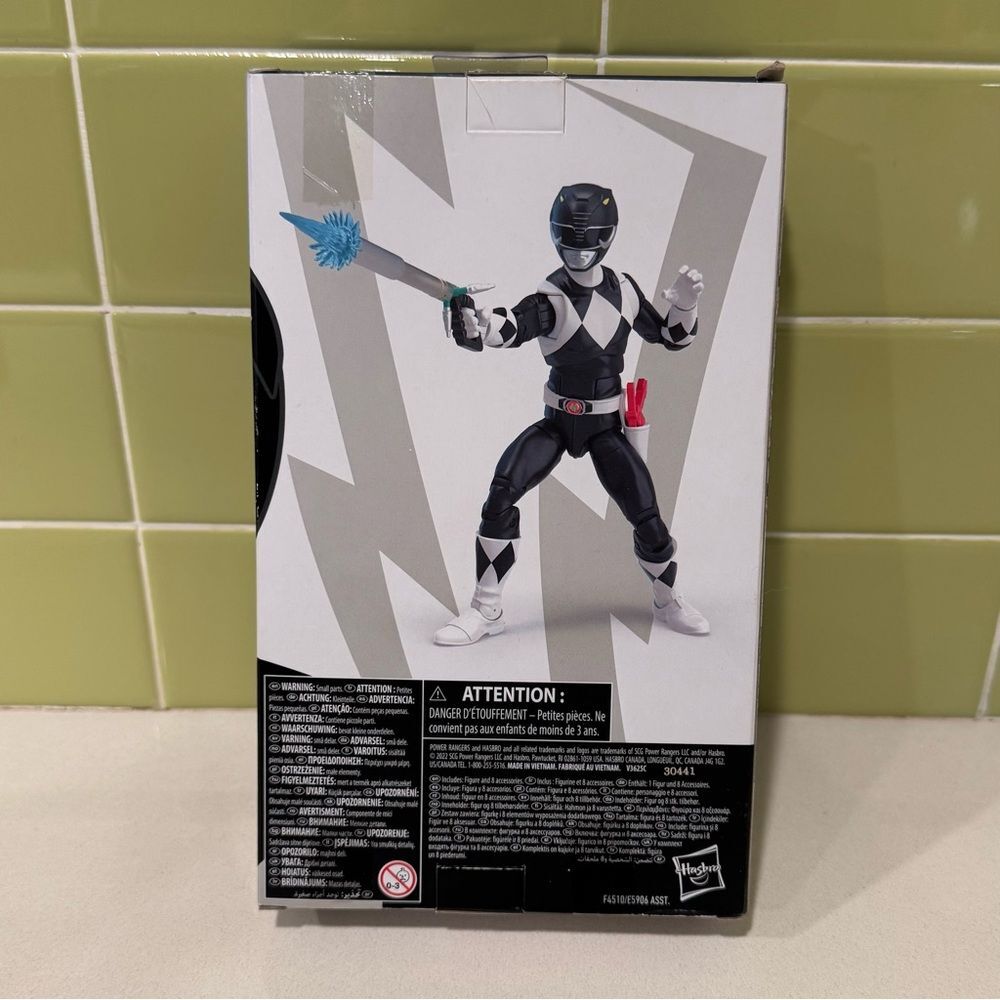 Hasbro Power Rangers Lightning Collection Mighty Morphin Black Ranger - Picture 2 of 6